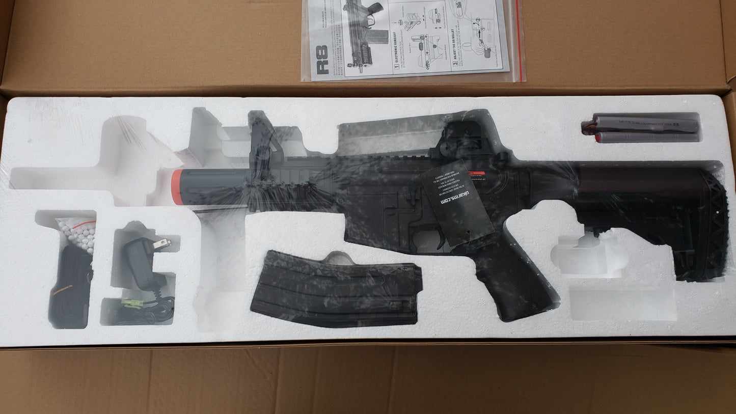 WELLS HYBRID GEARBOX M4 CQB AEG RIFLE - fully auto and semi - AIRSOFT