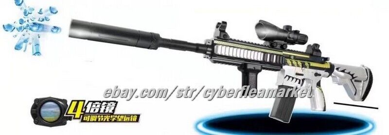 RED M416 Electric Rifle Water Bullet Gun Gel Blaster🔥🔥 LARGE SIZE RAPID FIRE!