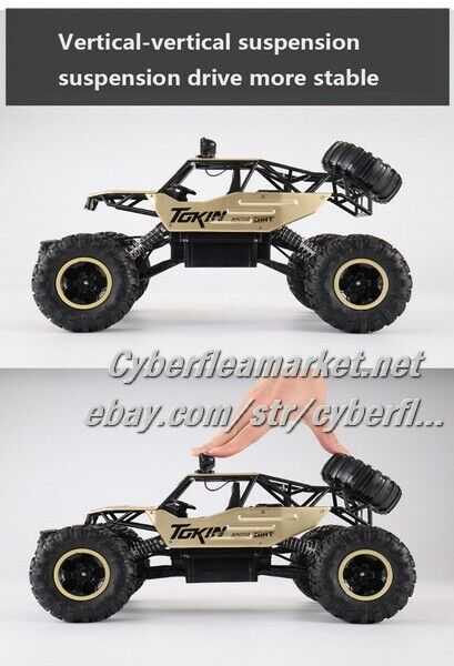 RC 1:12 2.4G 4WD High Speed Remote Control Off-Road Rock Crawler w 2 BATTERIES