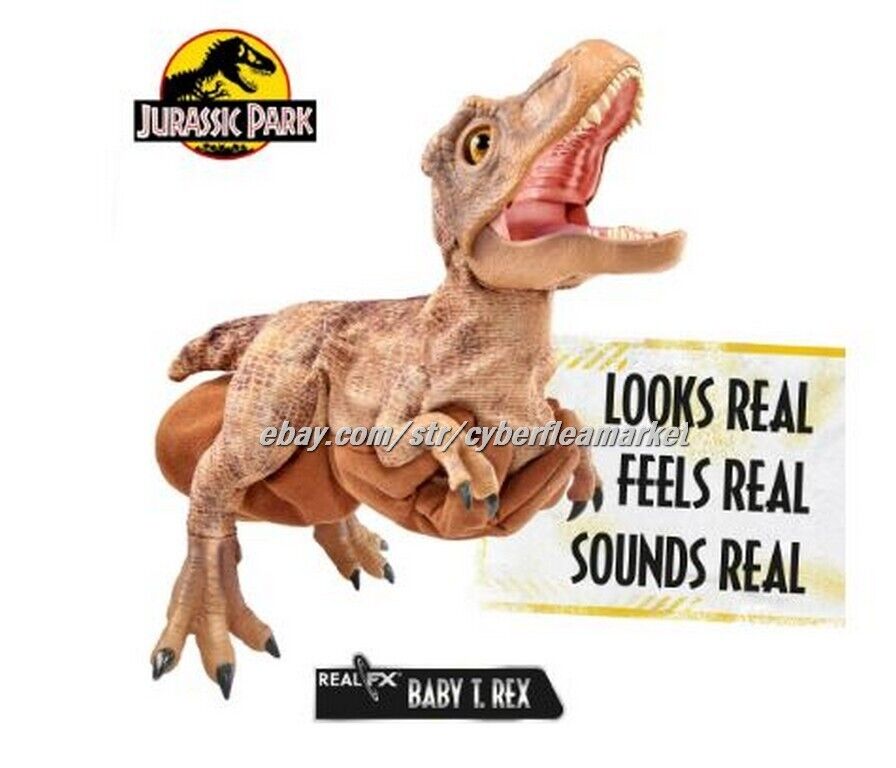Jurassic Park World REAL FX BABY T-REX Realistic Animatronic Dinosaur Puppet