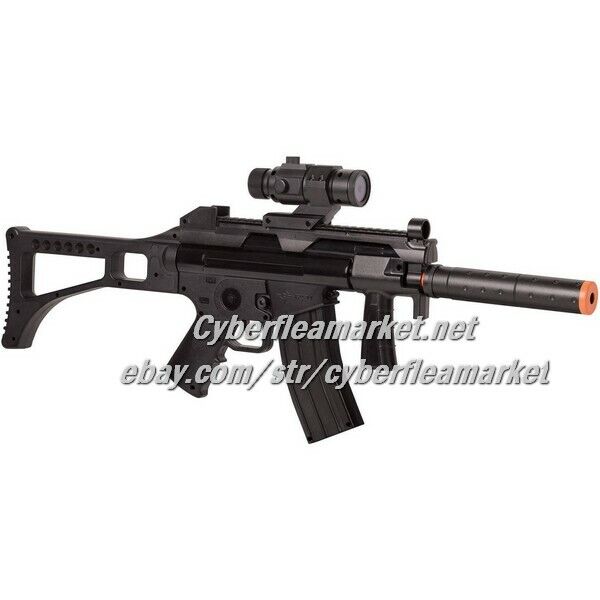 Game Face TACR91 Pulse Full Auto AEG Airsoft Rifle 6mm 200FPS, Black - TACR91