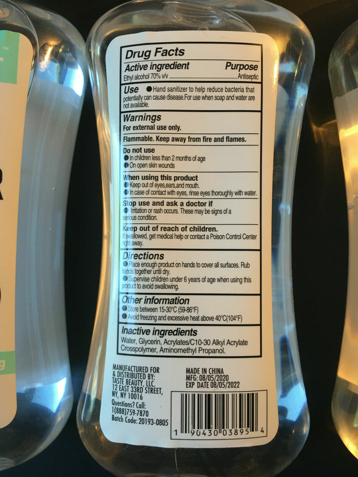 Defender+ Hand Sanitizer 11 Pack of 16 oz Bottles