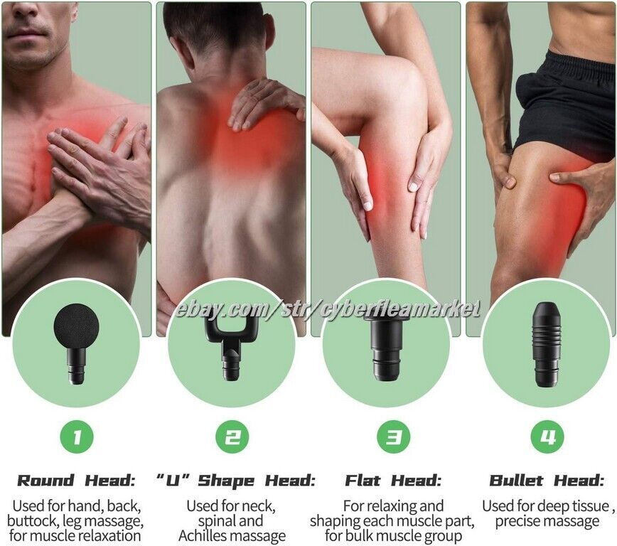 GJT Deep Tissue Percussion Massage Gun-Athletes, Massager,Pain Relief,THERAPUTIC