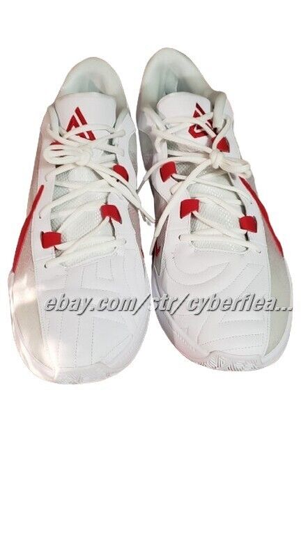 Nike Zoom Freak 5 TB Promo Giannis Antetokounpo White/Red Size 17 FN7089 102 New