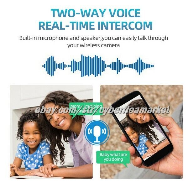 360° 1080P IP E27 Light Bulb Camera Wi-Fi IR Night AUTOTRACK Wireless Security