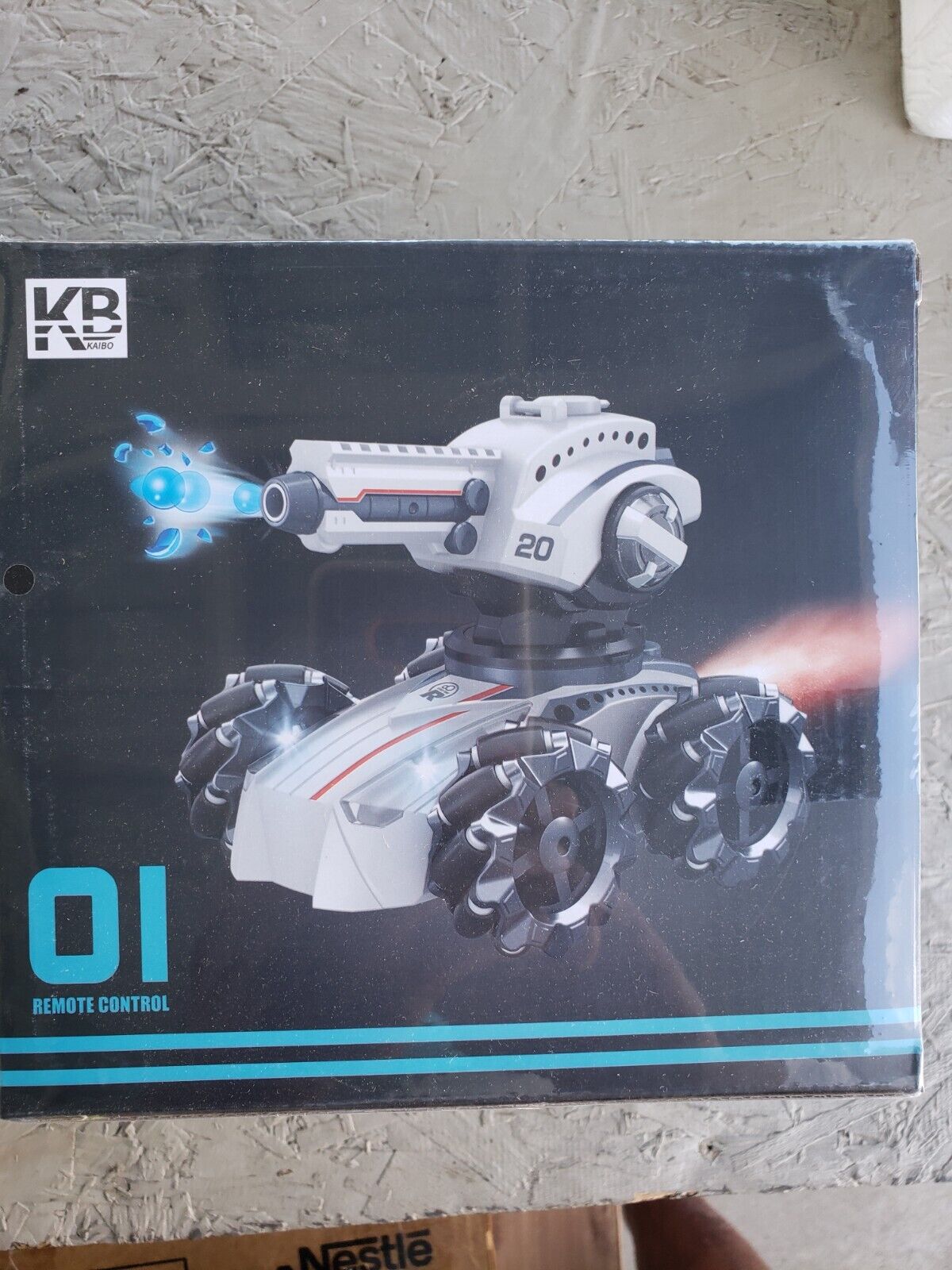 RC High-speed drift water cannon vehicle RC off-road tank WHITE