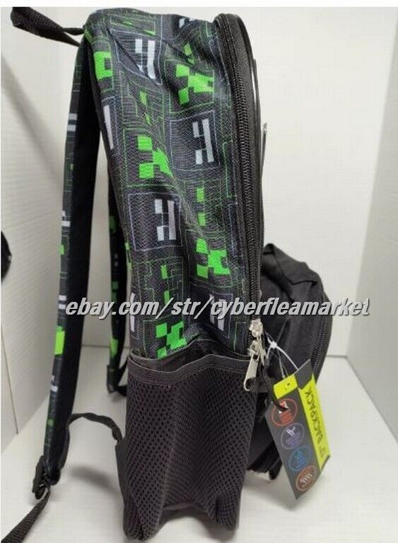 Minecraft TNT Boys 17" Light Up & Minecraft Survival mode w headphone backpacks