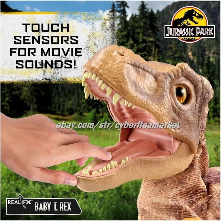 Jurassic Park World REAL FX BABY T-REX Realistic Animatronic Dinosaur Puppet