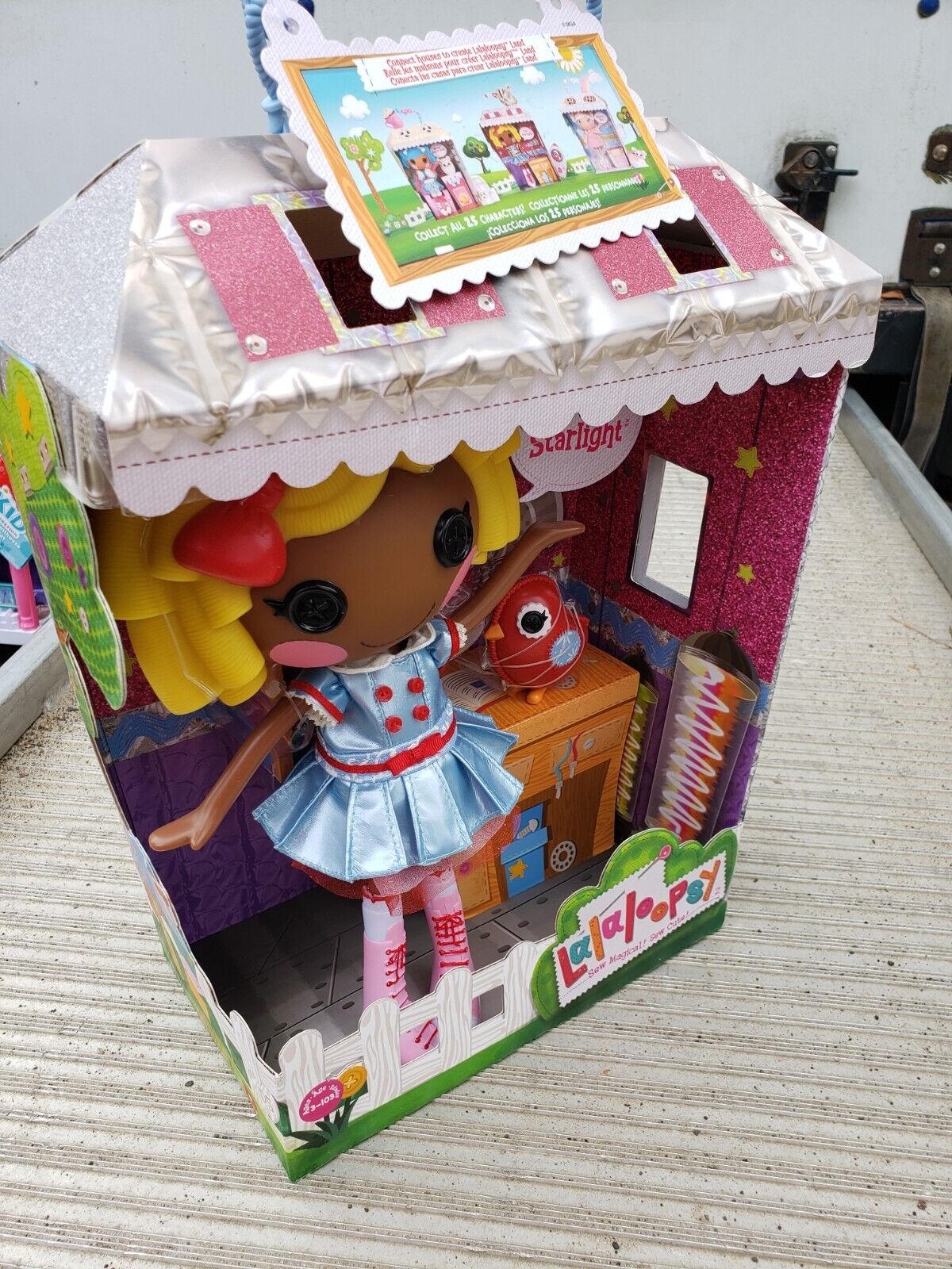 New Lalaloopsy Dot Starlight Full Size Doll w/ Pet Bird 10th Anniversary 2021