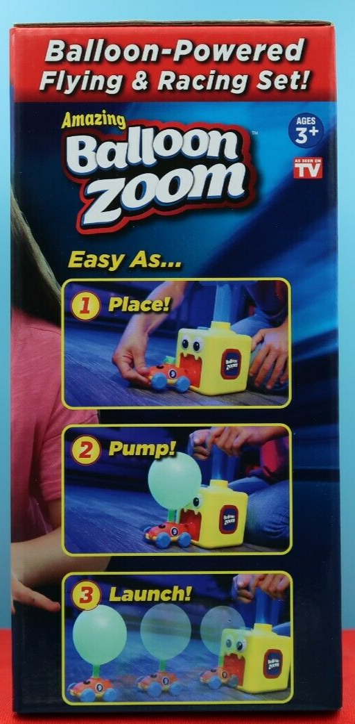 Amazing Balloon Zoom Balloon-Powered Flying & Racing Set As Seen on TV brand new