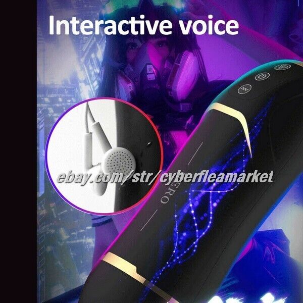Male Masturbaters Automatic Handsfree Sucking Cup Telescopic Stroker Men Sex Toy