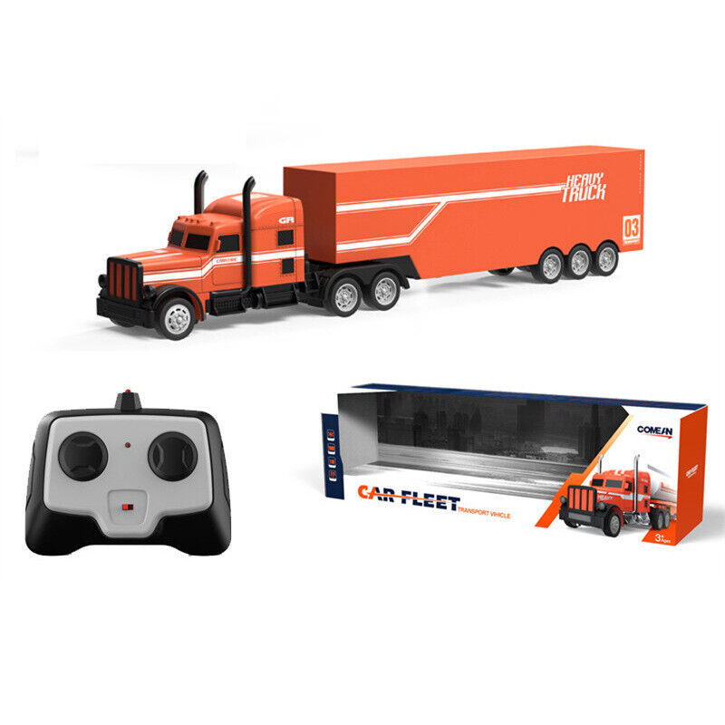 RC Semi Truck And Trailer 18 Inch 2.4Ghz Fast Speed 1:16 Scale Electric