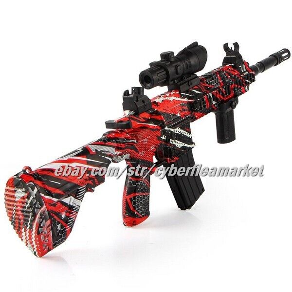 RED M416 & Scorpion Gel Blasters🔥🔥 LARGE SIZE RAPID FIRE!