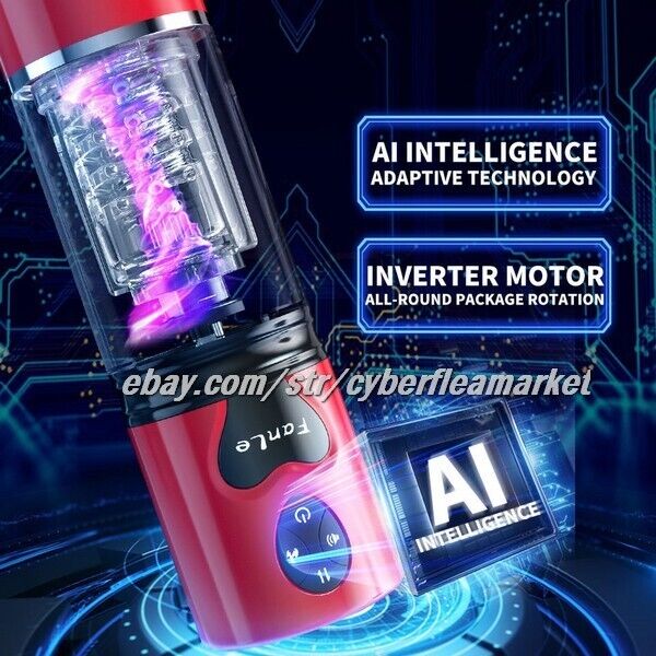Male Masturbators Automatic HandsFree Telescopic Cup Stroker Men Sex Toy