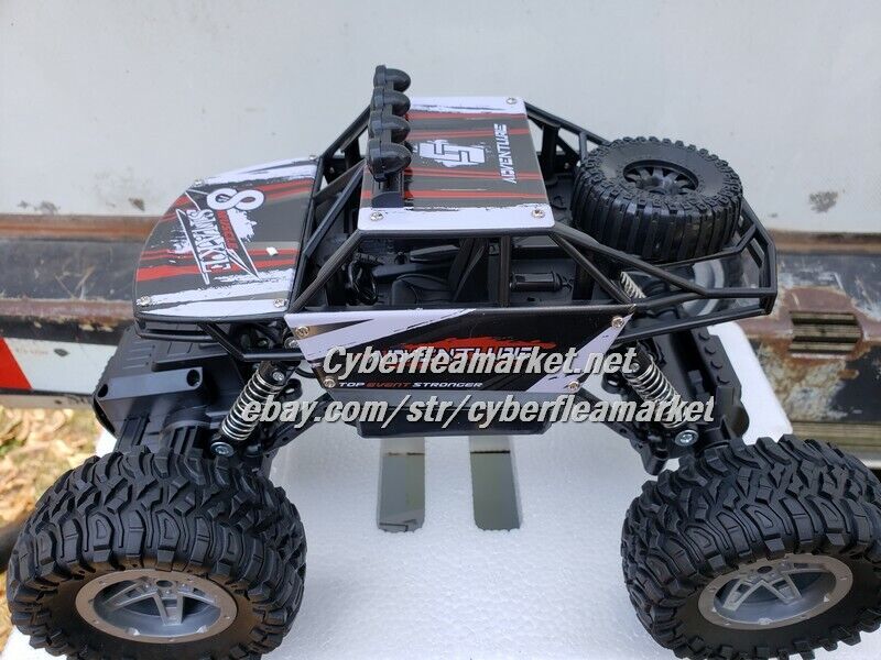 RC Monster Truck | 1:14 Off Road Remote Control Rock Crawler Car 4WD Dual Motors