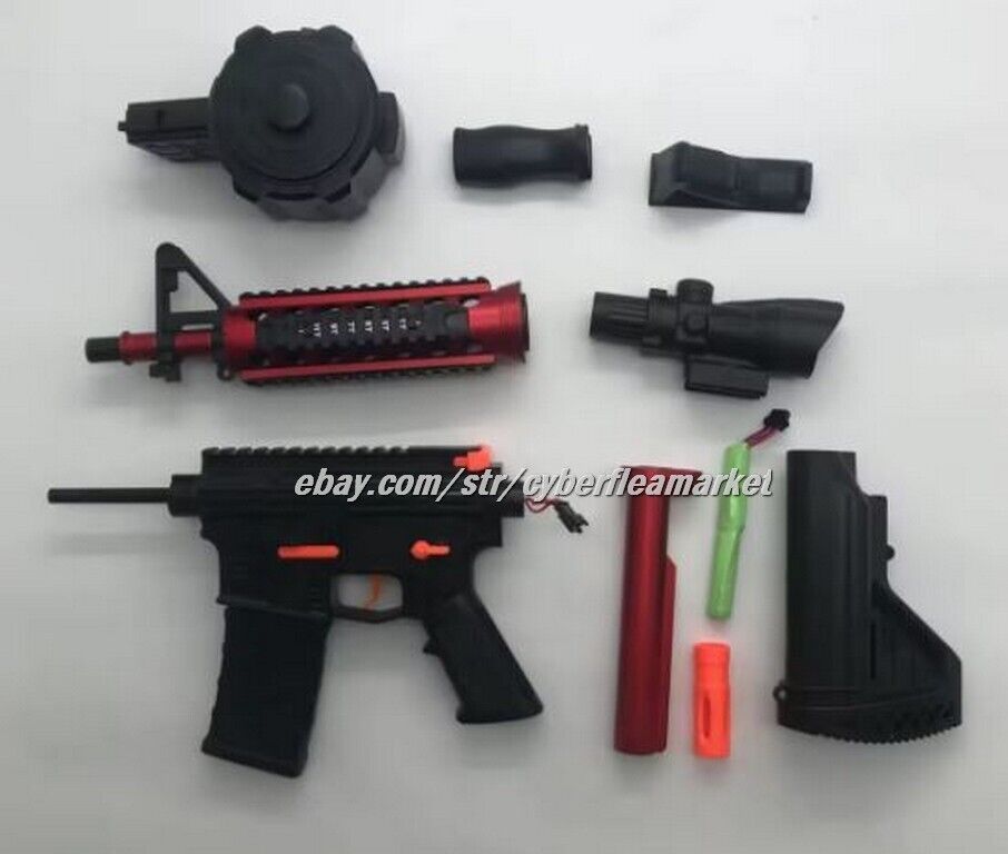 Gel Blaster M416A Electric Outdoor Toy (Intermediate Level) Red drum fed