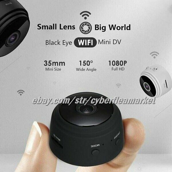 Mini Hidden Spy Camera Wireless Wifi IP Home Security HD 1080P DVR Night Vision