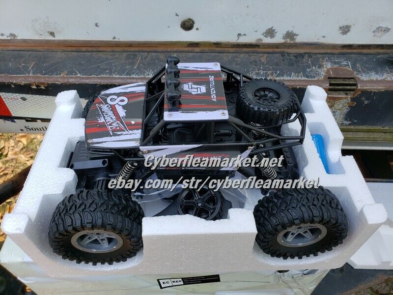 RC Monster Truck | 1:14 Off Road Remote Control Rock Crawler Car 4WD Dual Motors