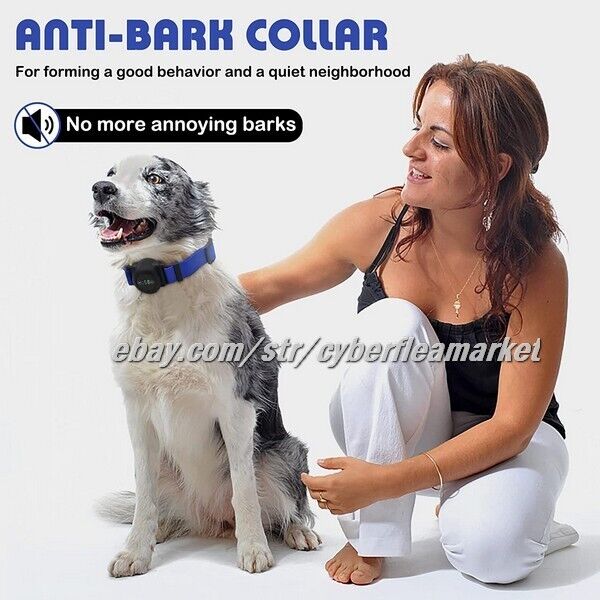 KAROTEZH Dog Bark Collar USB Rechargeable Anti Bark Collar Barking Dog Training