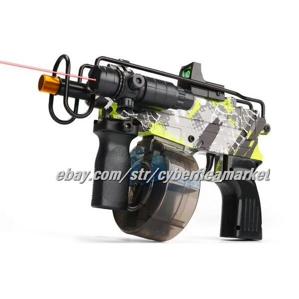 Green Camo AutoElectric Blaster Scorpion Gel Splatter Ball gun/Light up sight