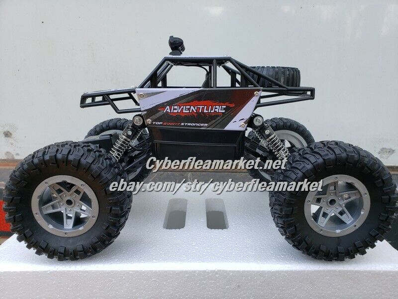 RC Monster Truck | 1:14 Off Road Remote Control Rock Crawler Car 4WD Dual Motors