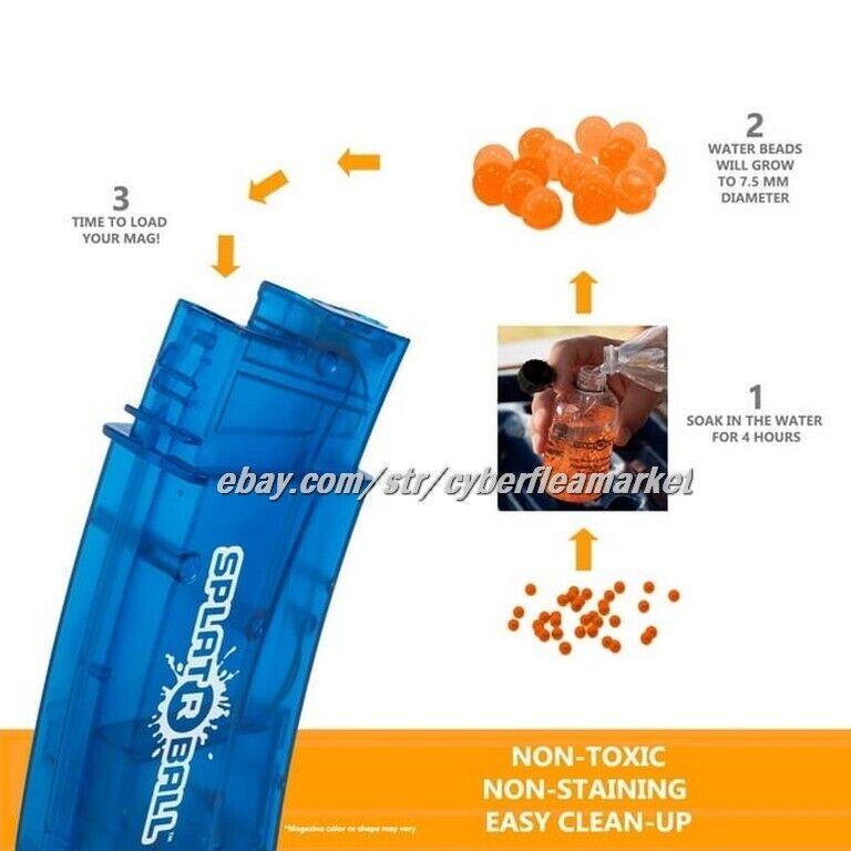 Splat R Ball Soft Water Bead Blaster Fully Automatic SRB400 BRAND NEW!!