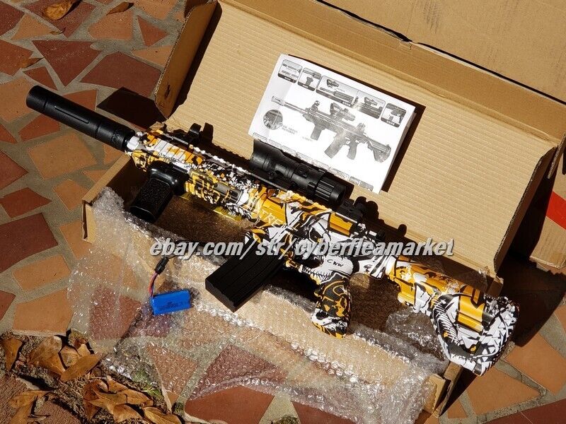 RED M416 & Scorpion Gel Blasters🔥🔥 LARGE SIZE RAPID FIRE!