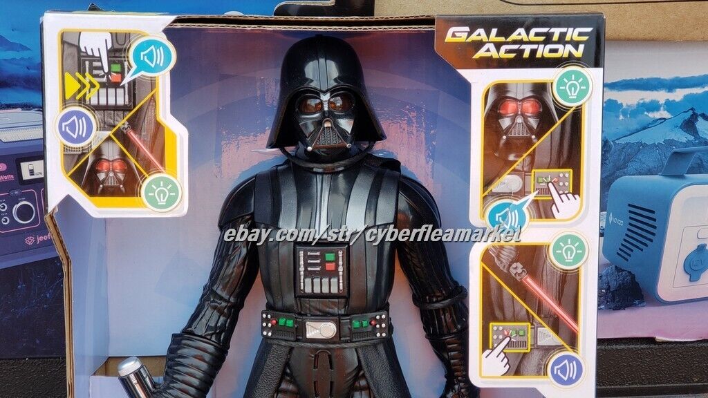 Star Wars Obi Wan Kenobi Galactic Action DARTH VADER Interactive Action Figure