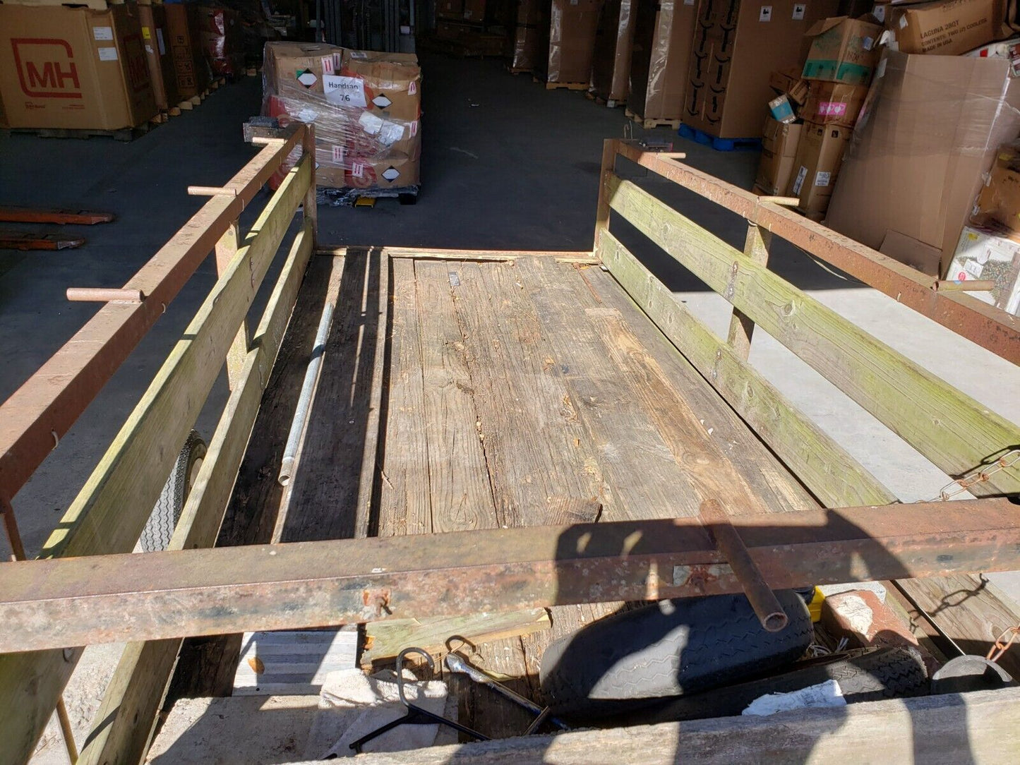 Utility Trailer 5x10 w lights and ramp