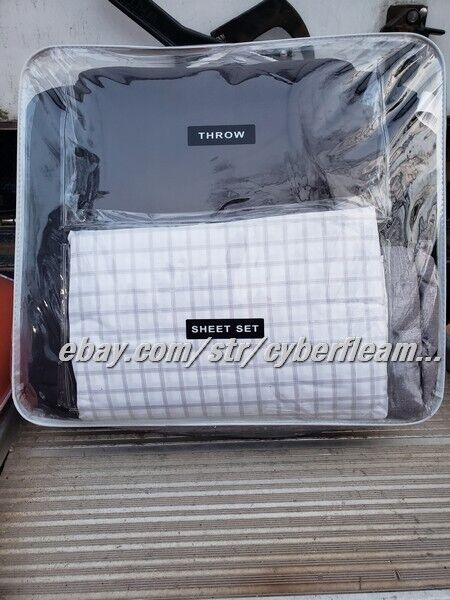 Daniel 6 Piece Bed Twin / XL Comforter in Black and Grey