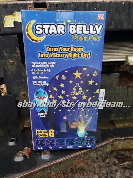 Star Belly shark Dream Lites, Snuggly Blue Shark, bedtime friend for anyone