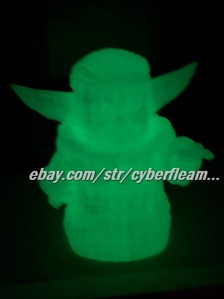 Baby Donald Trump-Yoda 3D Printed Figure Fan Art! Glow in the dark.