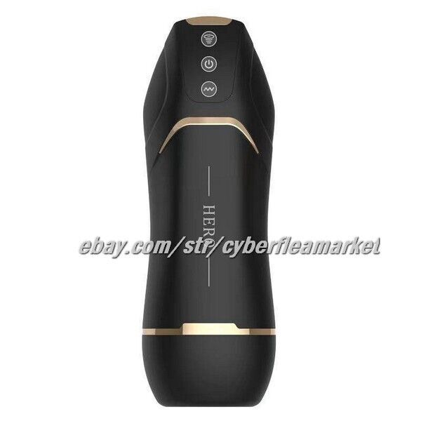 Male Masturbaters Automatic Handsfree Sucking Cup Telescopic Stroker Men Sex Toy