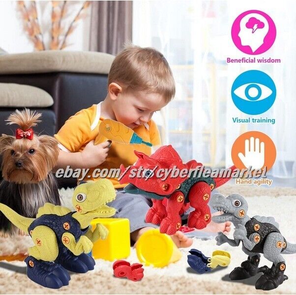 Take Apart Dinosaur Toys for Kids 3-5, Dinosaurs Construction Building Toy