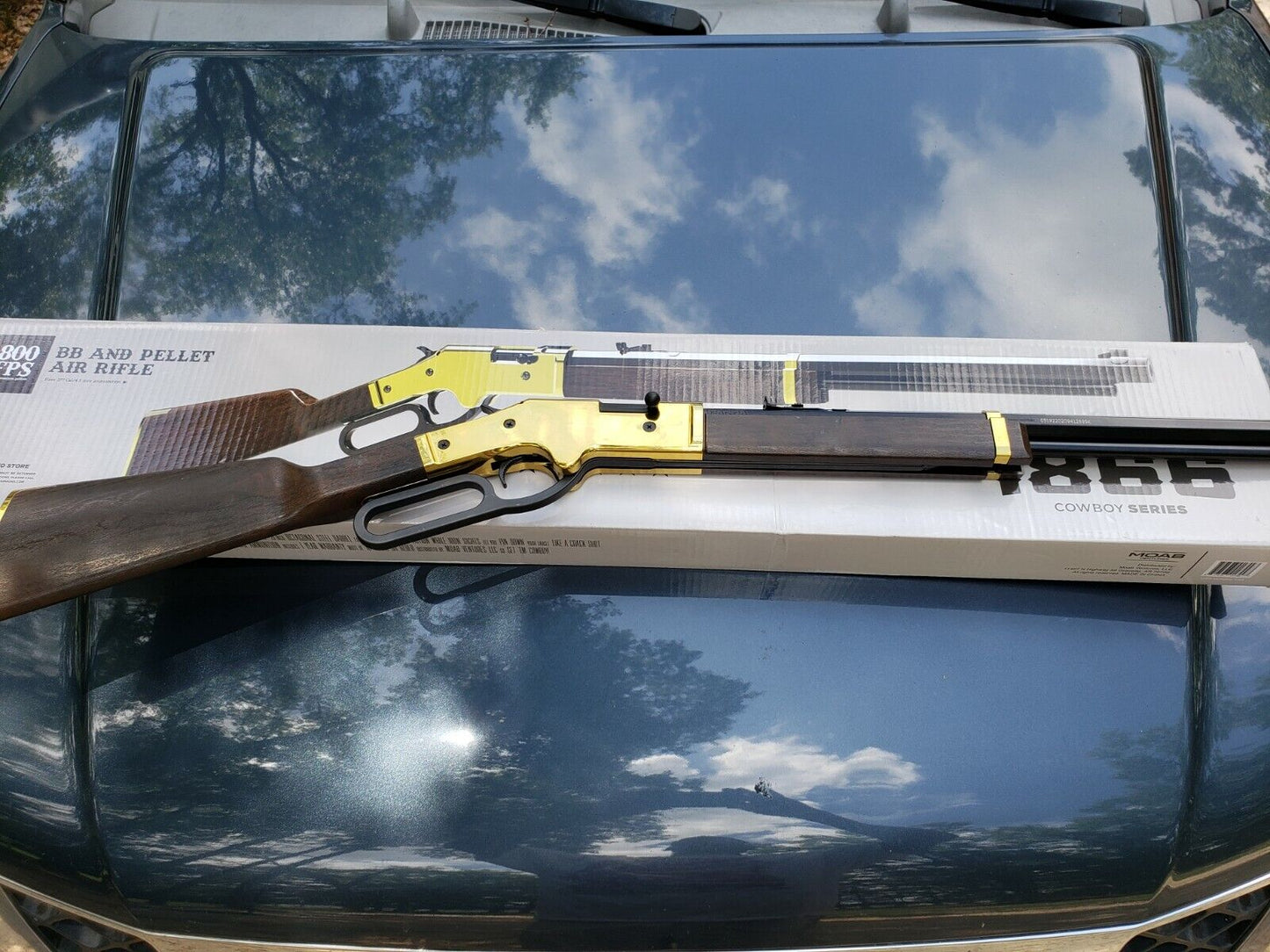 BB PELLET GUN AIR RIFLE Lever Action 800 FPS Cowboy .177 Hunting Barra NEW