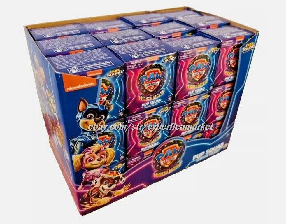 8 LOT Paw Patrol Pup Squad The Mighty Movie Surprise Mini Figures Blind Box