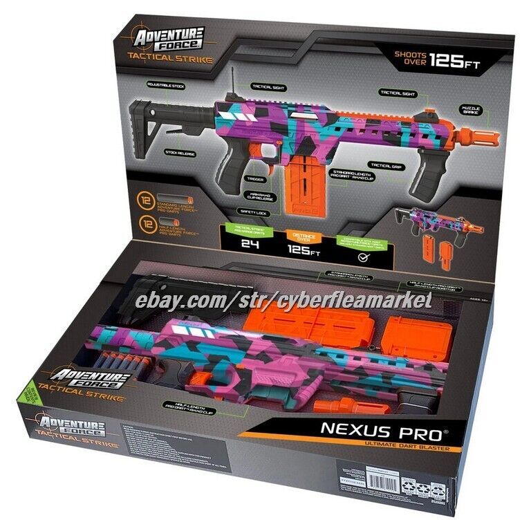 Tactical Strike Nexus Pro Ultimate Foam Dart Blaster Special Graphic Camo 🆕