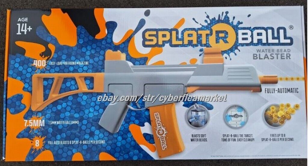 Splat R Ball Soft Water Bead Blaster Fully Automatic SRB400 BRAND NEW!!
