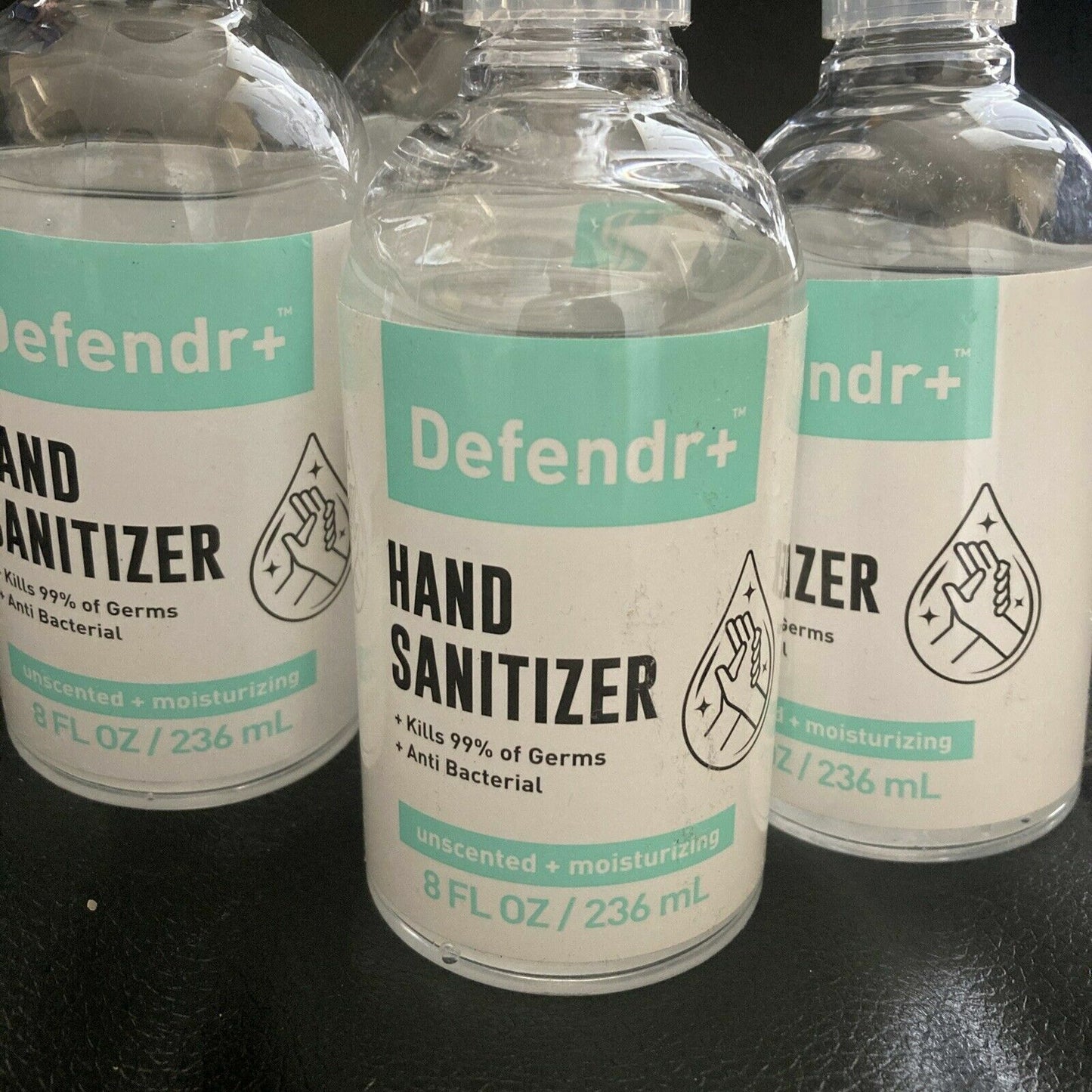 15 Bottle Set of 8oz Hand Sanitizer / 70% alcohol/ Defender+ brand UNSCENTED