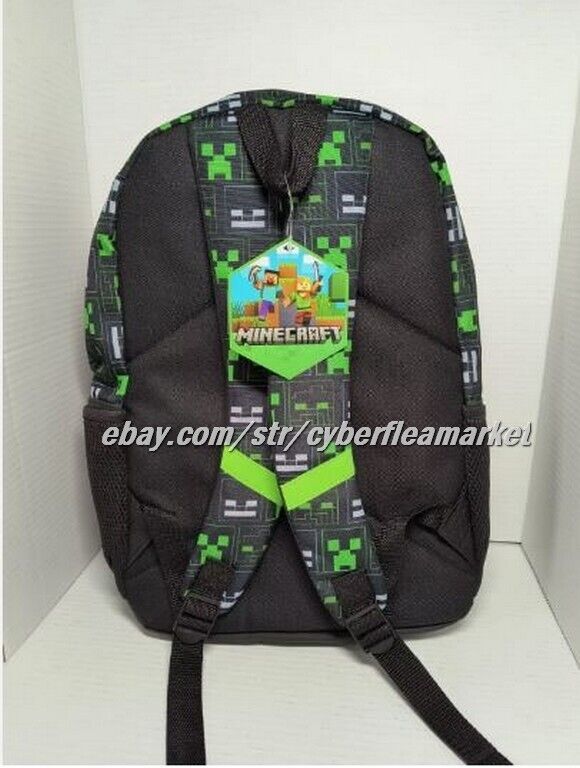 Minecraft TNT Boys 17" Light Up & Minecraft Survival mode w headphone backpacks
