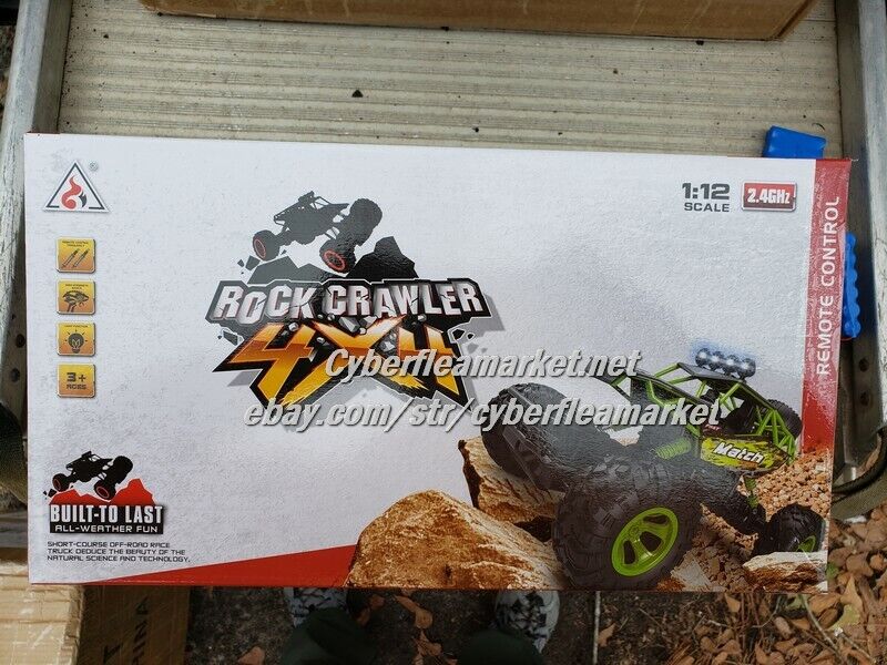 RC 1:12 2.4G 4WD High Speed Remote Control Off-Road Rock Crawler w 2 BATTERIES