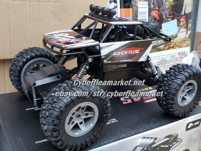 RC Monster Truck | 1:14 Off Road Remote Control Rock Crawler Car 4WD Dual Motors