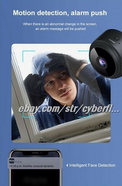 Mini Hidden Spy Camera Wireless Wifi IP Home Security HD 1080P DVR Night Vision