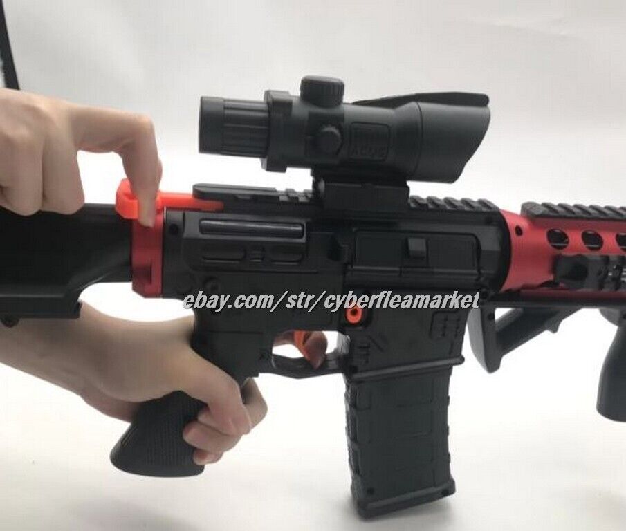 Gel Blaster M416A Electric Outdoor Toy (Intermediate Level) Red drum fed