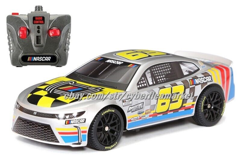 RC 1:24 Scale NASCAR Sports Car Race Set Remote Control Car Toys Gifts for Kids