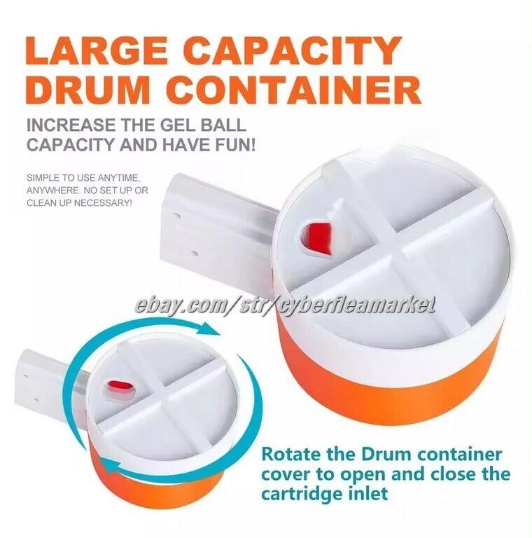 SRB1200S Full Auto Rechargeable Battery Powered Water Bead Gel Ball Blaster G36S