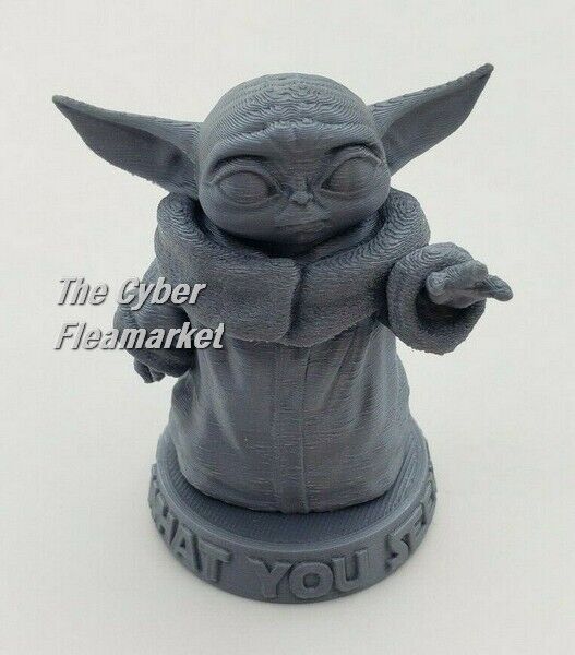 3d print Baby Yoda Grogu Mandolorean or GLOWDA