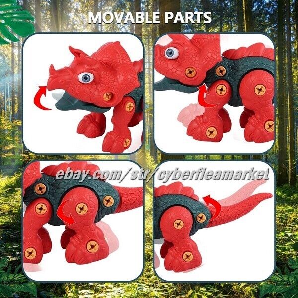 Take Apart Dinosaur Toys for Kids 3-5, Dinosaurs Construction Building Toy