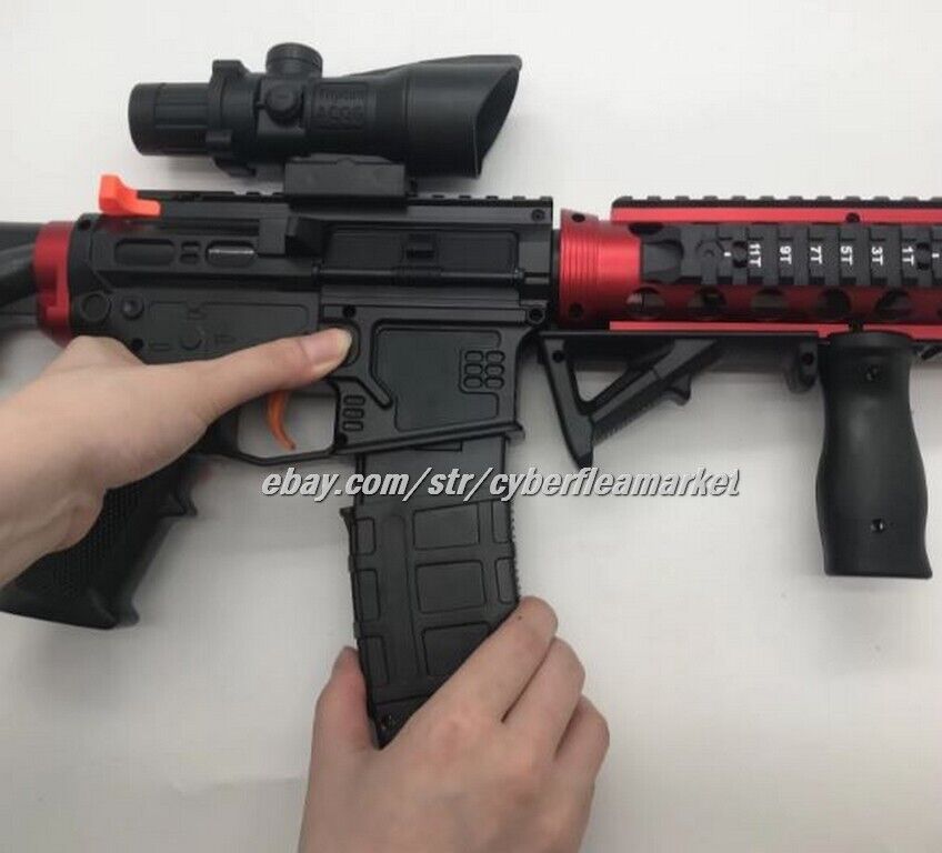 Gel Blaster M416A Electric Outdoor Toy (Intermediate Level) Red drum fed