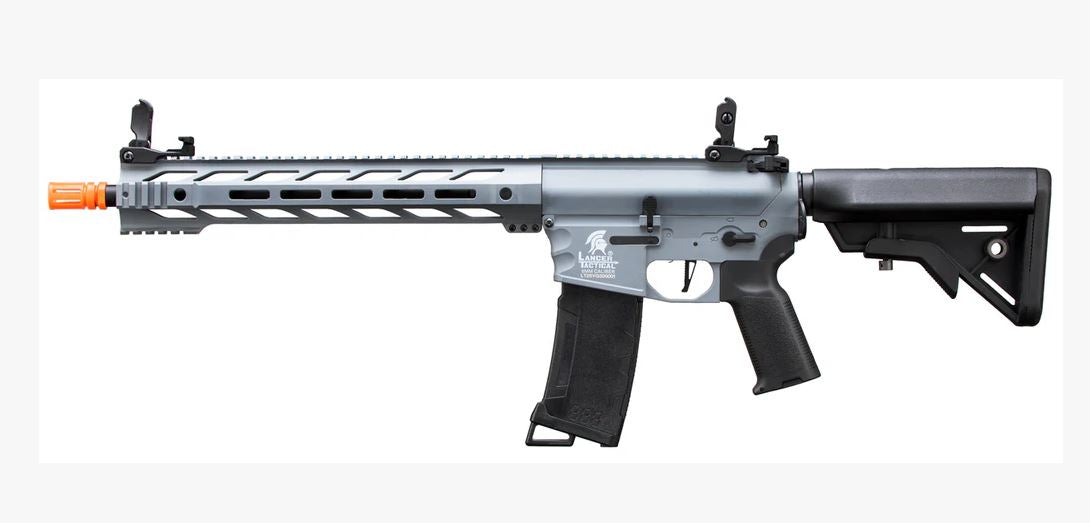 Lancer Tactical Gen 3 Interceptor SPR Airsoft M4 AEG Rifle 380-400 FPS CQB GREY